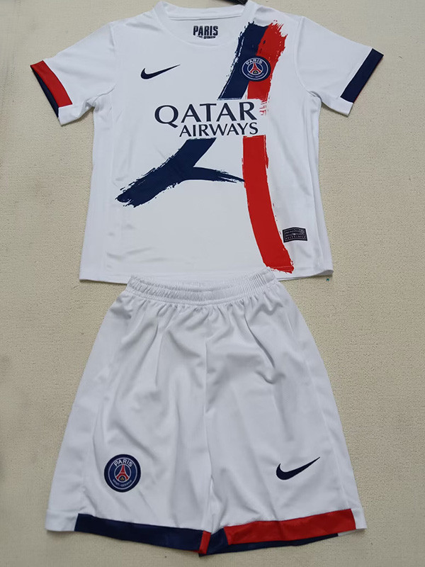 24-25 PSG Away Kids Soccer Jersey