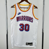24-25 WARRIORS CURRY #30 White Retro Top Quality Hot Pressing NBA Jersey