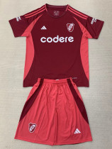 24-25 River Plate Away Kids Soccer Jersey