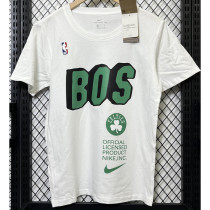 T111 Celtic BOS White High Quality Casual T-Shirt