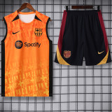 24-25 BAR Orange Tank top and shorts suit