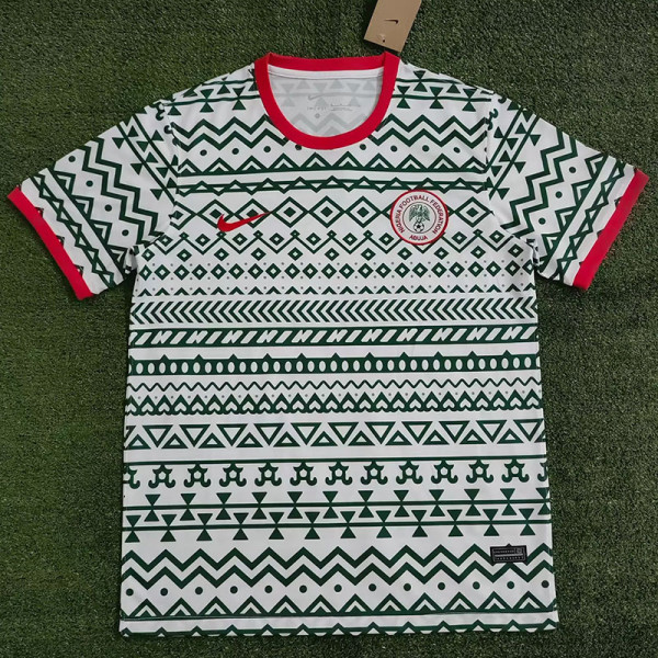 23-24 Nigeria Green-white Training shirts