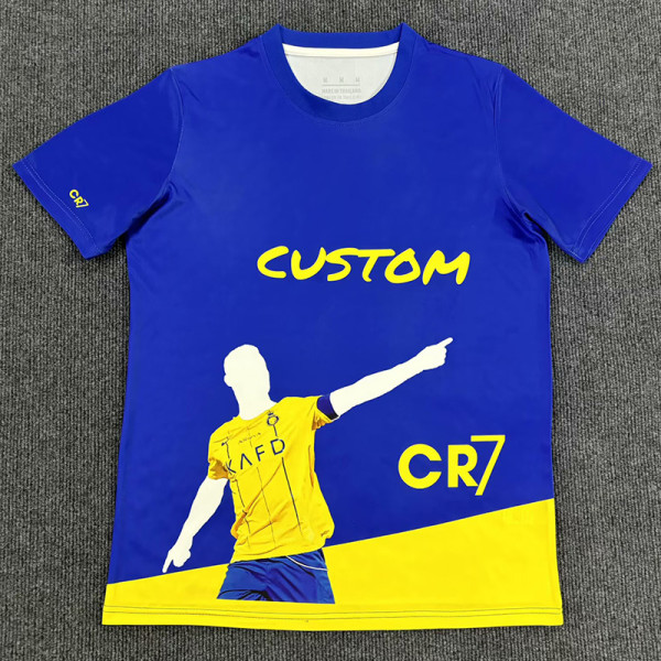 25-26 CR7 Special Edition Blue Fans Soccer Jersey