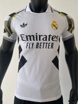 25-26 RMA White Special Edition Player Version Training Shirts 黄袖边