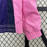 24-25 Germany Pink & White Double Sided Windbreaker (双面风衣)