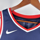 2018-19 Clippers HARDEN #1 Dark Blue City Edition Top Quality Hot Pressing NBA Jersey