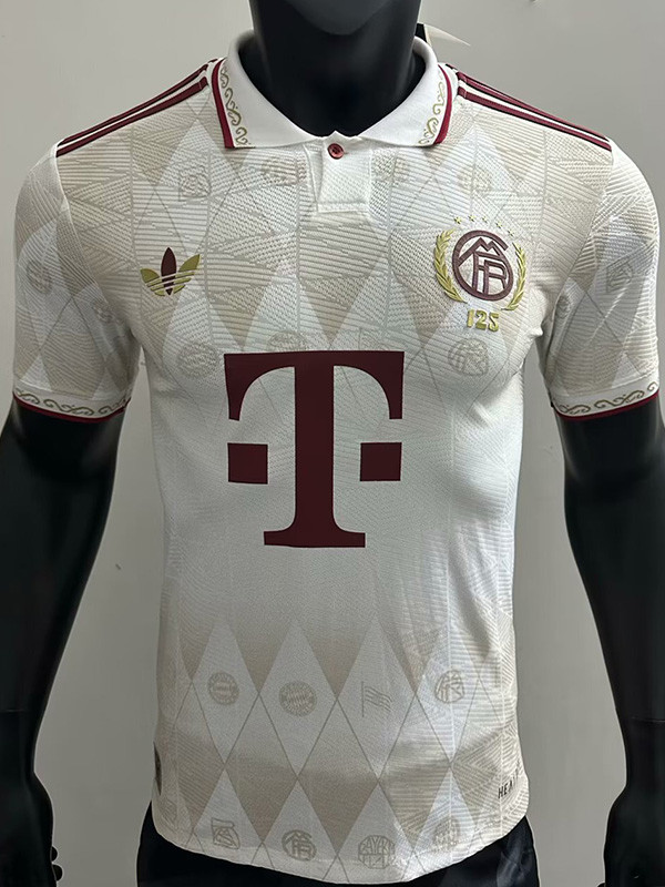 24-25 Bayern Special Edition White Player Version Soccer Jersey