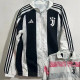 24-25 JUV Black & White Double Sided Windbreaker (双面风衣)