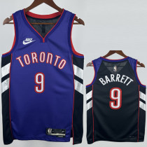 24-25 Raptors BARRETT #9 Purple Retro Top Quality Hot Pressing NBA Jersey