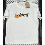 T248 NK White High Quality Casual T-Shirt