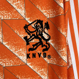 1988 Netherlands Home Long Sleeve Retro Soccer Jersey (长袖)