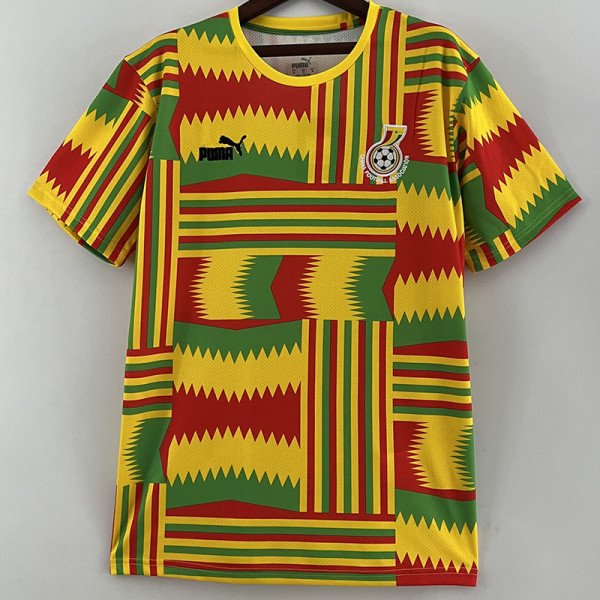 23-24 Ghana Yellow Fans Soccer Jersey