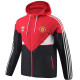 24-25 Man Utd Red Black Windbreaker (High Quality)球员