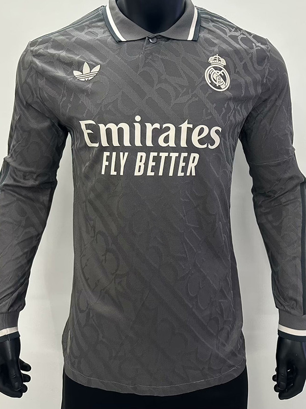 24-25 RMA Third Long Sleeve Player Version Soccer Jersey (长袖球员)