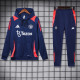 24-25 Man Utd Royal blue Hoodie Tracksuit (卫衣套装)