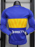 24-25 Boca Juniors Home Long Sleeve Player Version Soccer Jersey (长袖球员)
