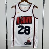 24-25 ROCKETS SENGUN #28 White City Edition Top Quality Hot Pressing NBA Jersey