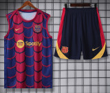 24-25 BAR Red-Blue Tank top and shorts suit