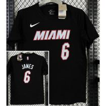 T888 HEAT JAMES #6 Black High Quality Casual T-Shirt