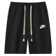 2025 NK Black Pure Cotton Fabric Casual Short Pants