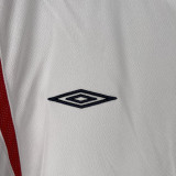 2006 England Home Retro Long Sleeve Soccer Jersey (长袖)