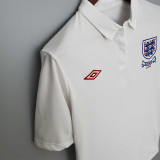 2010 England Home Retro Soccer Jersey