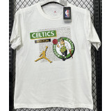 T196 Celtic Jordan White High Quality Casual T-Shirt