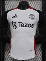 25-26 Man Utd White Black Player Version Training shirts