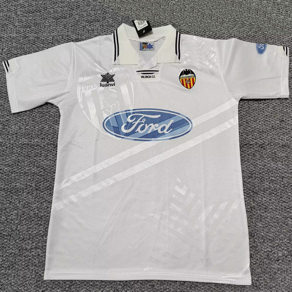 1995-1996 Valencia Home Retro Soccer Jersey