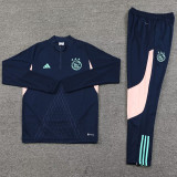 24-25 Ajax Royal blue Half Pull Tracksuit (半拉链)