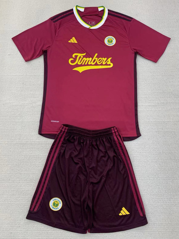 24-25 Portland Timbers Third Kids Soccer Jersey