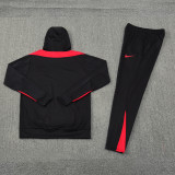 24-25 Portugal Black Hoodie Tracksuit (卫衣套装)