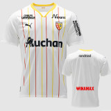 24-25 RC Lens Away Print Sponsor Fans Soccer Jersey