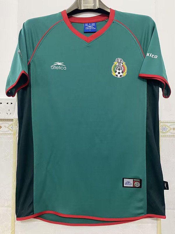 2002 Mexico Home Retro Soccer Jersey