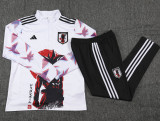 24-25 Japan White Half Pull Tracksuit (半拉链)(悟空)