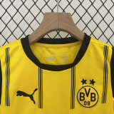 24-25 Dortmund Home Kids Soccer Jersey