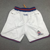 KNICKS White City Edition Top Quality NBA Pocket Pants #尼克斯队