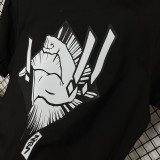 T136 Jordan Black High Quality Casual T-Shirt