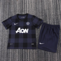 2013-2014 Man Utd Away Kids Retro Soccer Jersey