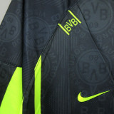 1996-1997 Dortmund Away Black Retro Soccer Jersey