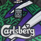 1995-1996 LIV Purple GoalKeeper Long Sleeve Retro Soccer Jersey (长袖)