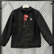 2024 Camel Velvet Thickened warm Black Outdoor Jackets #F6加绒冲锋衣