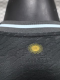 24-25 Argentina Black Special Edition Player Version Soccer Jersey