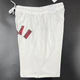 M005 Jordan White Pure Cotton Fabric Casual Short Pants