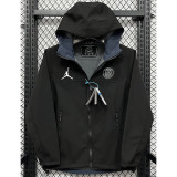 24-25 PSG Jordan Black Outdoor Jackets #RK901冲锋衣