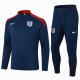 24-25 England Royal blue Half Pull Tracksuit (半拉链)