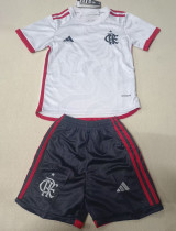 24-25 Flamengo Away Kids Soccer Jersey