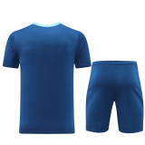 24-25 Portugal Royal blue Training Short Suit