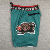 Grizzlies Green City Edition Top Quality NBA Pocket Pants #灰熊队