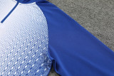 2024 JOM Fancy Blue Half Pull Tracksuit #811(半拉链)